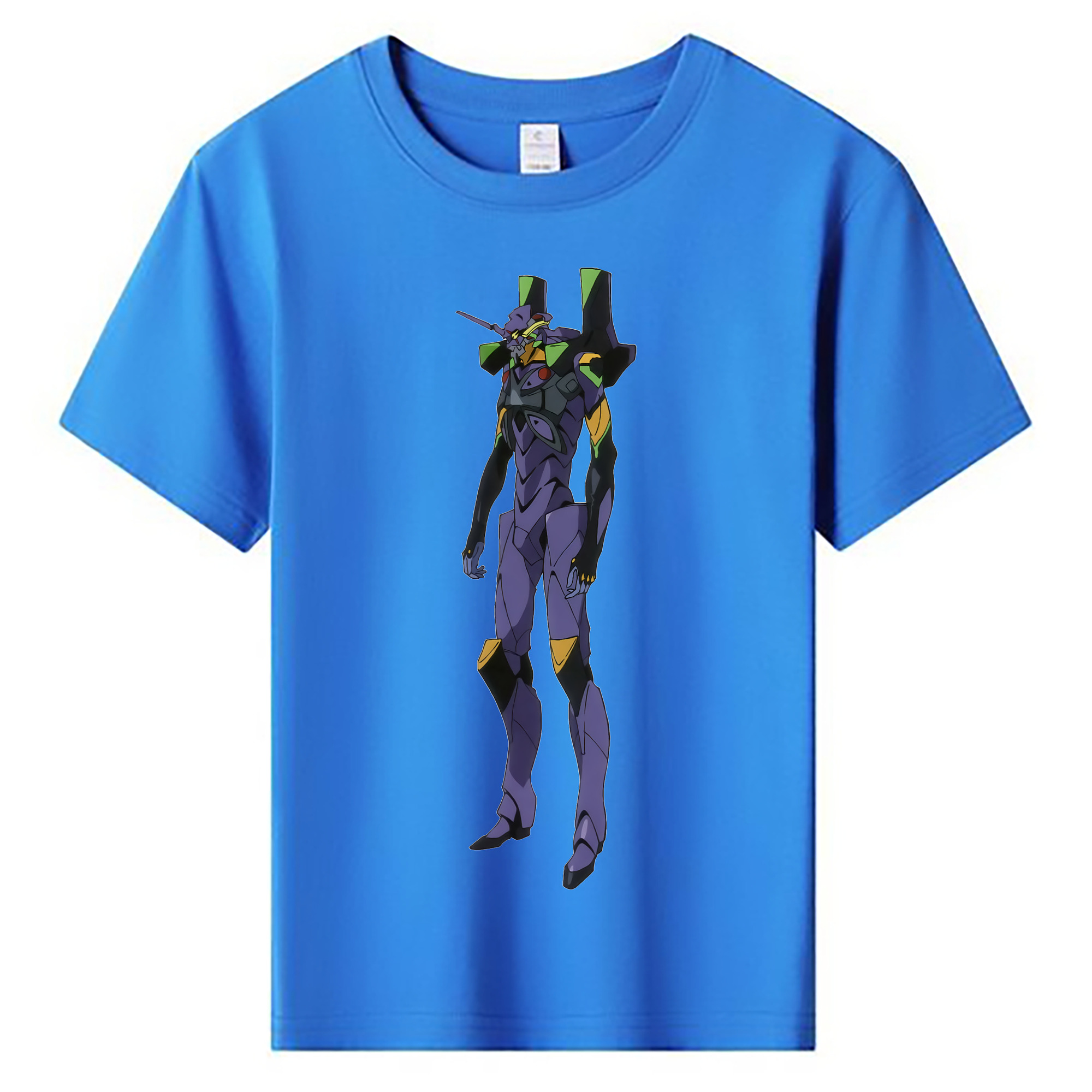 （画像用） EVA 新世紀エヴァンゲリオン 綿100％キッズTシャツ（フロントプリント）
